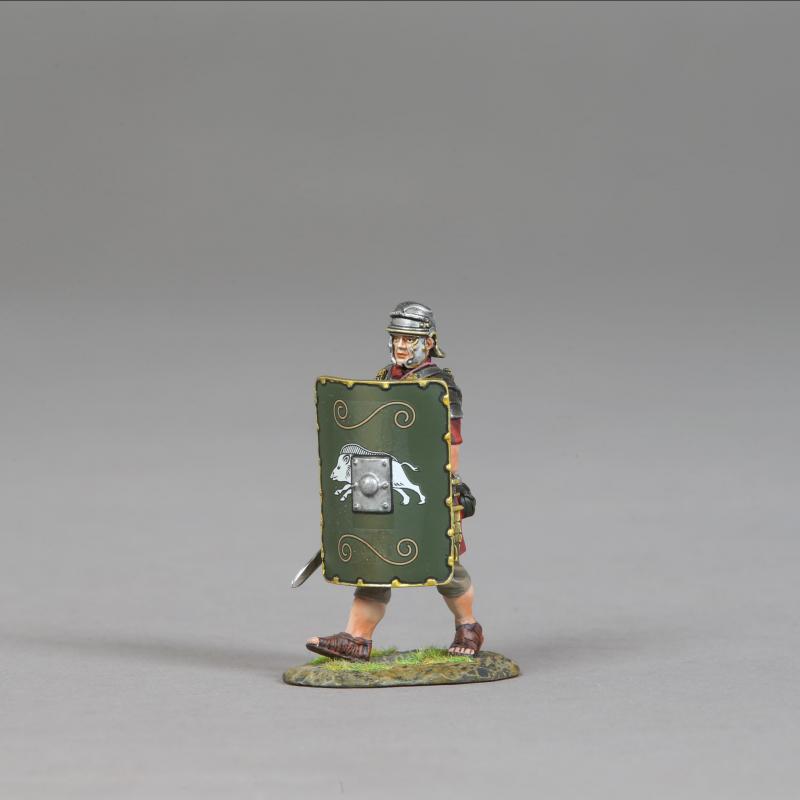 Advancing Roman Legionnaire with Sword (19th Legion Green Shield)--single figure--RETIRED--LAST ONE!! #2