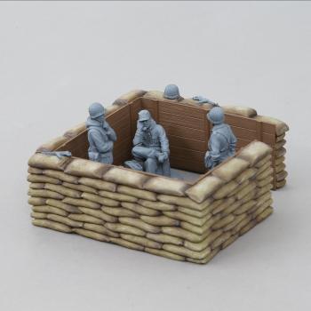Large Sand Bag Emplacement--125mm by 125mm by 47mm high--RETIRED--LAST THREE!! Large Sand Bag Emplacement--125mm by 125mm by 47mm high--RETIRED--LAST THREE!! #44433