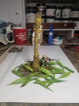 Bare Palm Tree - Jungle Base--TWO IN STOCK. Bare Palm Tree - Jungle Base--TWO IN STOCK. #44437