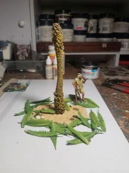 Bare Palm Tree--Desert Base--TWO IN STOCK. Bare Palm Tree--Desert Base--TWO IN STOCK. #44436