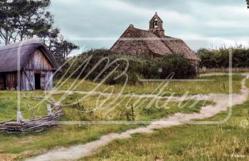 "Saxon Village" Backdrop "Saxon Village" Backdrop #44478