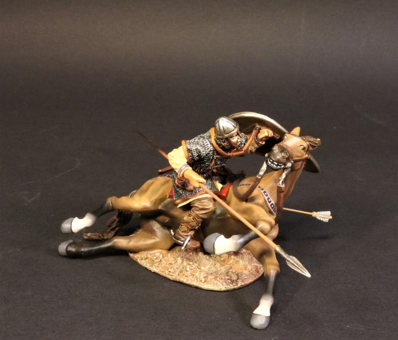 Crusader Knight Casualty (Cross on Kite Shield), The Crusades--single mounted figure under horse--RETIRED--LAST TWO!! #1
