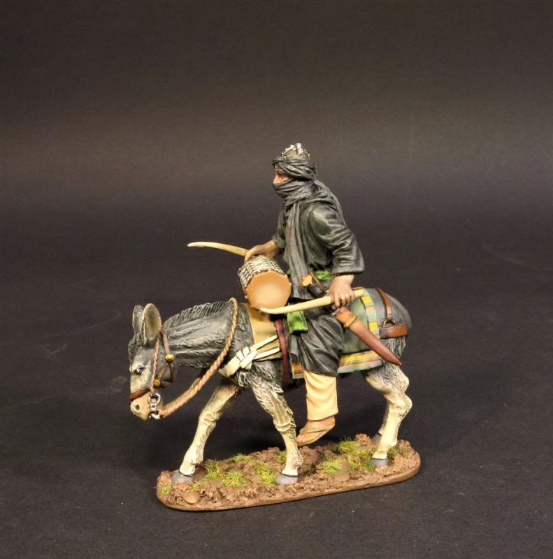 Almoravid Drummer, The Almoravids, El Cid and the Reconquista, The Crusades--single mounted figure with flag #1