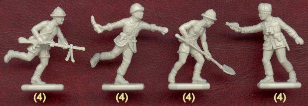 Folgore Division Infantry 1942, WWII--44 figures in 11 poses #2