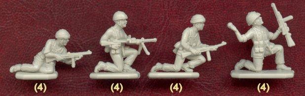 Folgore Division Infantry 1942, WWII--44 figures in 11 poses #3