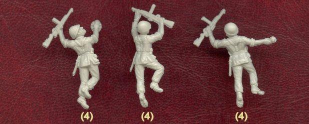 Folgore Division Infantry 1942, WWII--44 figures in 11 poses #4