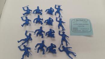 Image of 16 ACW Cavalry and Riders (Medium Blue)