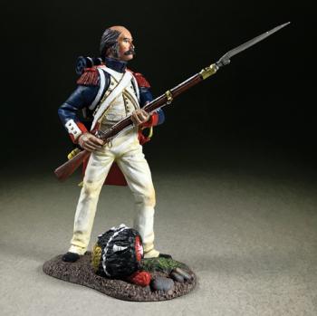 Image of "Near Miss!" French Imperial Guard Standing Defending--single figure