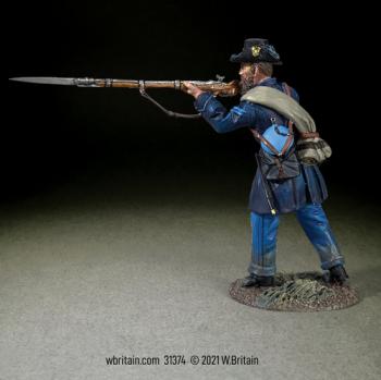 Image of Federal Iron Brigade Corporal Standing Firing--single figure
