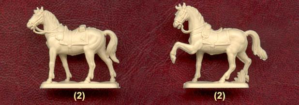 Napoleonic Mounted Line Officers and Personalities at Waterloo, 1815--10 figures in 10 poses & 10 horses in 4 poses #5