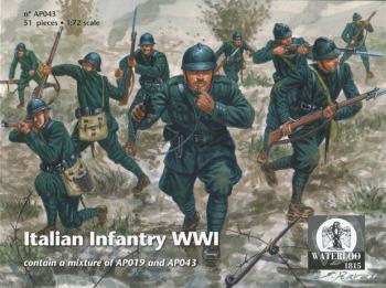 WWI Italian Infantry Set 2--51 figures in 21 poses -- AWAITING RESTOCK! WWI Italian Infantry Set 2--51 figures in 21 poses -- AWAITING RESTOCK! #44577