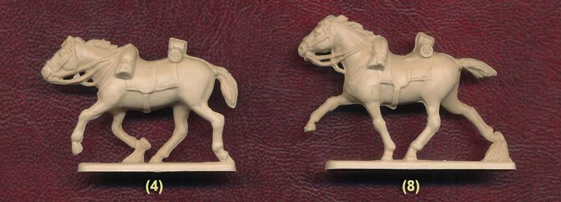 British Heavy Dragoons "Innskilling", 1812-1815--12 figures in 6 poses & 12 horses in 2 horse poses #4