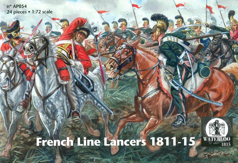 Napoleonic French Line Lancers, 1811-1815--18 figures in 6 poses & 18 horses in 3 horse poses #1