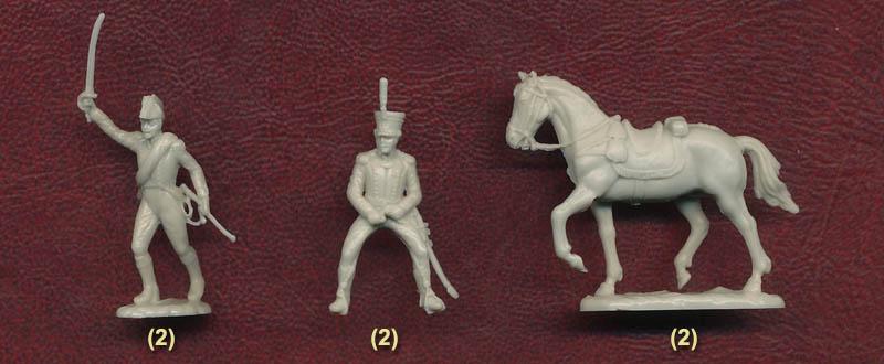 Napoleonic French Line Infantry at Waterloo, 1815--58 figures in 14 poses and 2+ horses in 1 horse pose -- AWAITING RESTOCK! #5