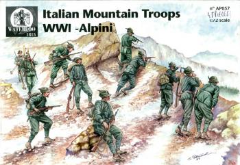 Italian Mountain Troops 'Alpini', WWI--36 figures in 12 poses Italian Mountain Troops 'Alpini', WWI--36 figures in 12 poses #44584