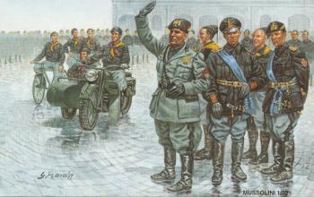 Mussolini--24 figures in 8 poses--THREE IN STOCK. Mussolini--24 figures in 8 poses--THREE IN STOCK. #44586