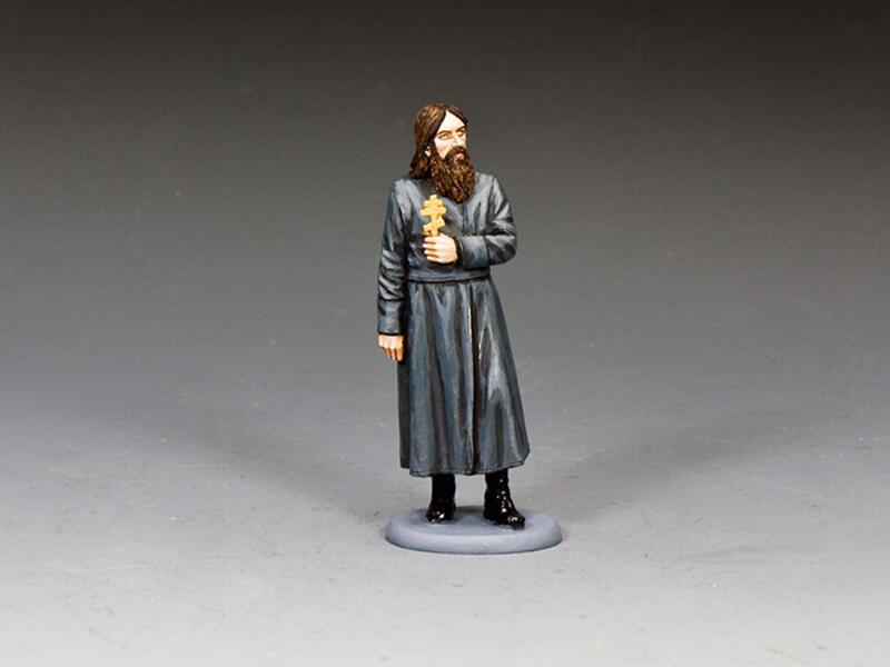 1/30 Rasputin Russian Mystic Holy Man Magician Tin metal figure 60 mm handmade 