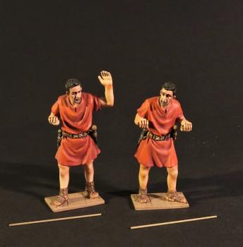 Steersmen, Roman Warship, The Roman Army of the Mid Republic, Armies and Enemies of Ancient Rome--two figures and two staves #0