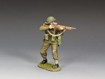 ‘Standing Firing’ with Grass base--single WWII British Tommy rifleman figure #0