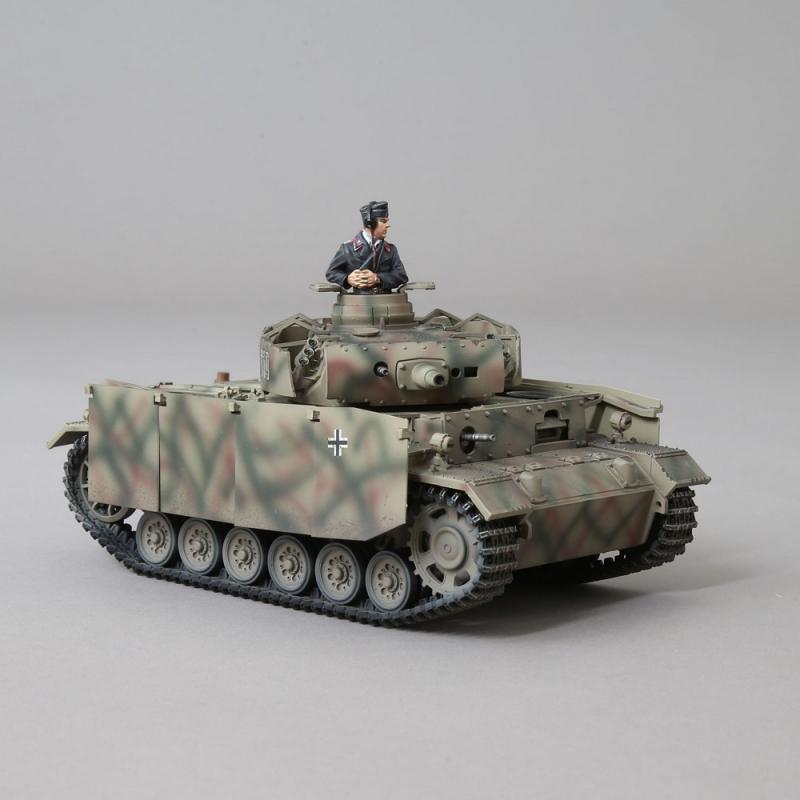 German Panzer III N (Turret #114) W/Commander -- WWII Toy Soldier Tank -- LAST TWO! #1