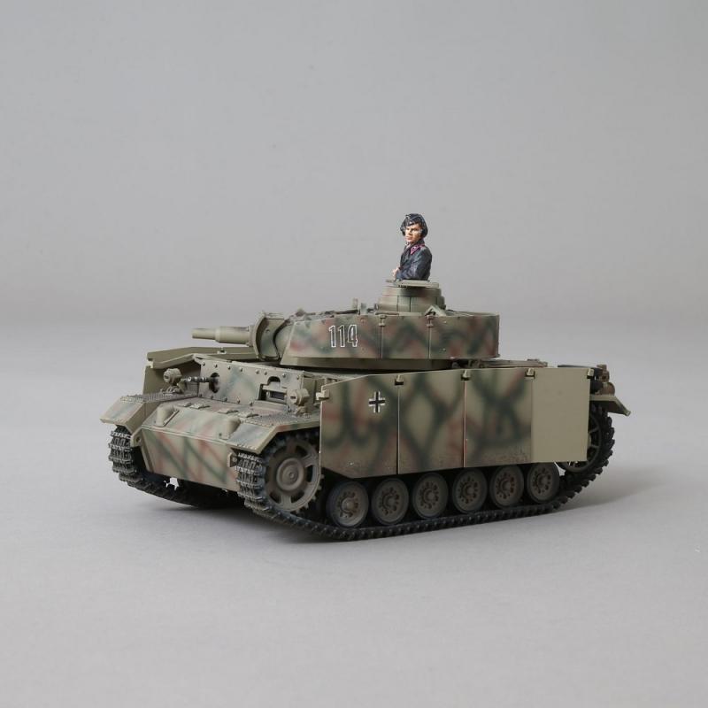 German Panzer III N (Turret #114) W/Commander -- WWII Toy Soldier Tank -- LAST TWO! #2