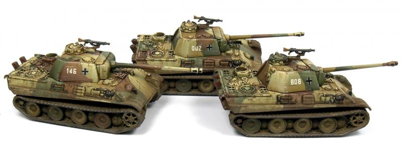Panther Pz.Kpfw. V Ausf. G--six 1:144 scale plastic tank models #4
