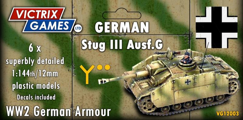 StuG III--six 1:144 scale tanks (unpainted plastic kit) #1