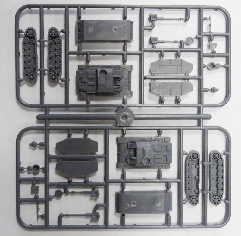 StuG III--six 1:144 scale tanks (unpainted plastic kit) #3