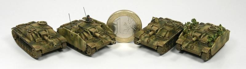StuG III--six 1:144 scale tanks (unpainted plastic kit) #4