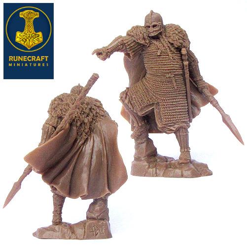 Runecraft Viking #1--single figure with spear pointing with right hand #1