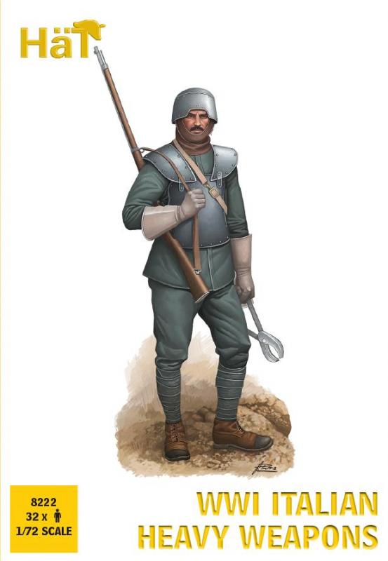 WWI Italian Heavy Weapons--32 figures with guns #1
