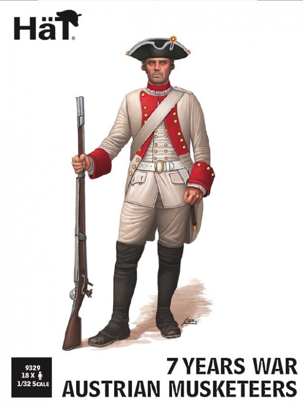 Seven Years War Austrian Fusiliers/Musketeers--18 figures - LAST Two! #1