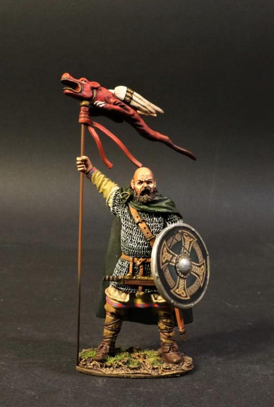 Saxon Standard Bearer, Anglo Saxon/Danes, The Age of Arthur--single figure with flag--RETIRED--LAST ONE!! #1