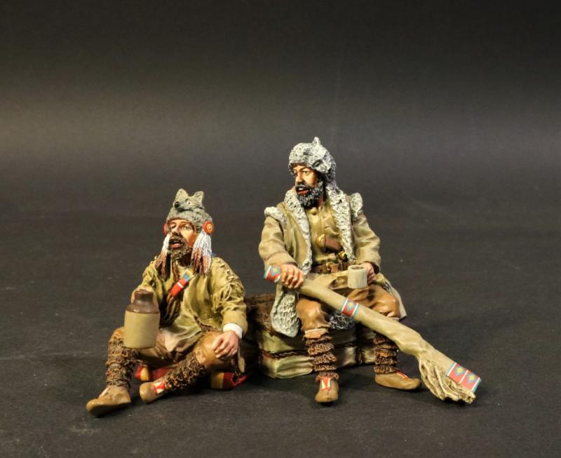 Charlie "Chuckles" Chambers & Samson De Witt, The Rocky Mountain Rendevous, The Mountain Men, The Fur Trade--two figures #1