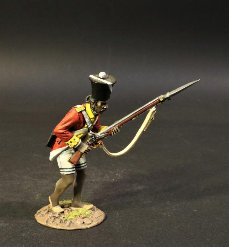 Sepoy Advancing with Feet Together, 1/8th Madras Native Infantry, The Battle of Assaye, 1803, Wellington in India--single figure #1