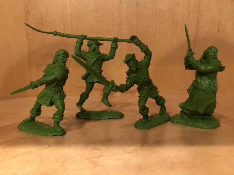 Robin Hood Character Figures--four figures #1