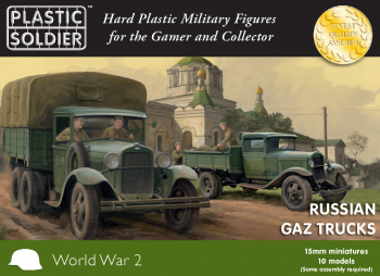 15mm Easy Assembly Russian GAZ Trucks--makes 10 models--AWAITING RESTOCK. 15mm Easy Assembly Russian GAZ Trucks--makes 10 models--AWAITING RESTOCK. #44892