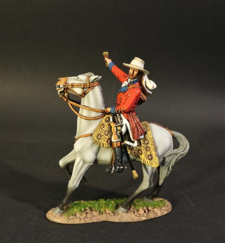 Major General Arthur Wellesley, 1st Duke of Wellington, The Battle of Assaye, 1803, Wellington in India--single mounted figure #1