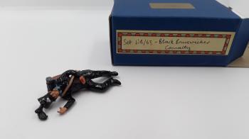 Image of British Napleonic Black Brunswicker Casualty--single figure--RETIRED--LAST ONE!!