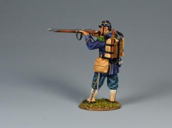 Standing Firing Chasseur, Chasseur à Pied, Franco-Prussian War, 1870-71--single figure  Standing Firing Chasseur, Chasseur à Pied, Franco-Prussian War, 1870-71--single figure  #45015