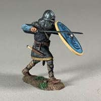 Image of Svend, Viking Defending with Sword and Shield--single figure