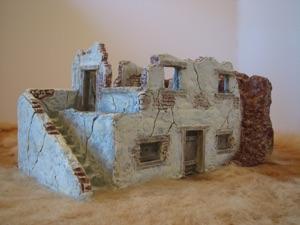 Image of Fortress Building #1 (Red Mountain Earth) 19" x 11" x 8.5"--single foam piece