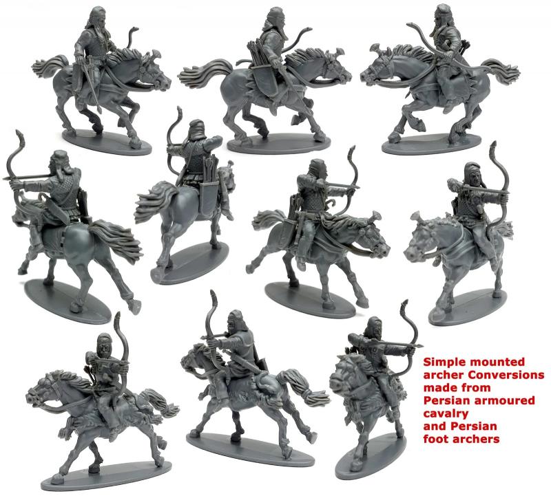 Persian Armoured Cavalry--12 Mounted Figures #4