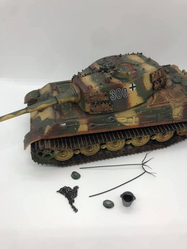 German King Tiger Tank (tri-color camo) #300  #1