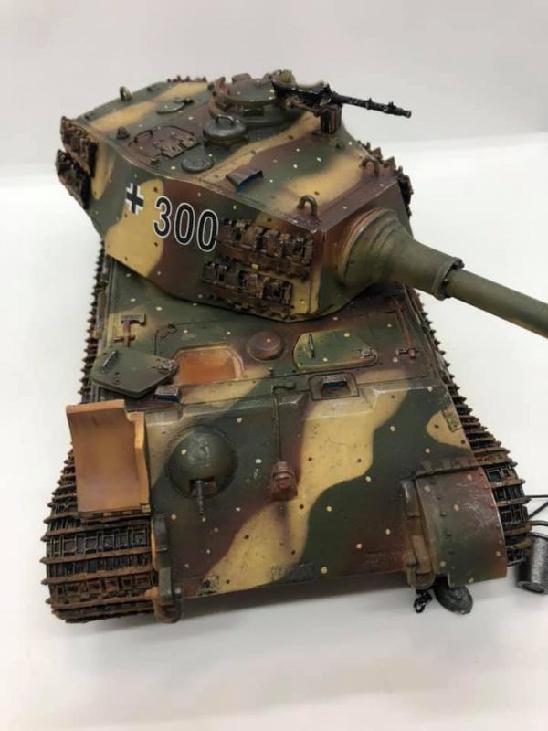 German King Tiger Tank (tri-color camo) #300  #2