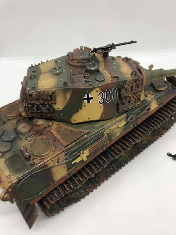 German King Tiger Tank (tri-color camo) #300  #3