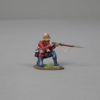 Image of Kneeling Firing Private, 24th Foot--single figure--RETIRED--LAST ONE!! Image of Kneeling Firing Private, 24th Foot--single figure--RETIRED--LAST ONE!!