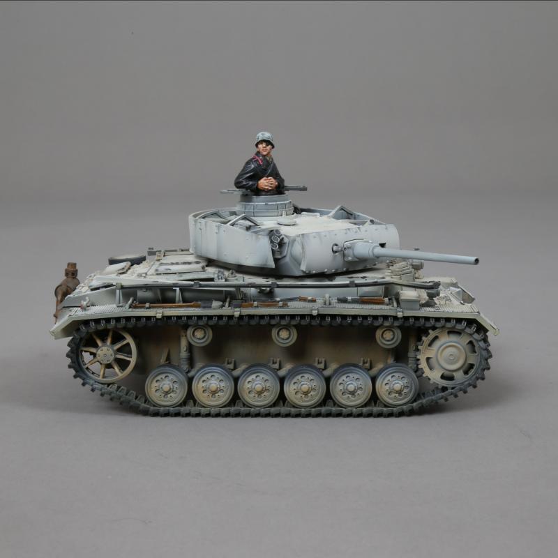 Winter Panzer III 'M' with Commander, decals, and removable side skirts--RETIRED--LAST THREE!! #2