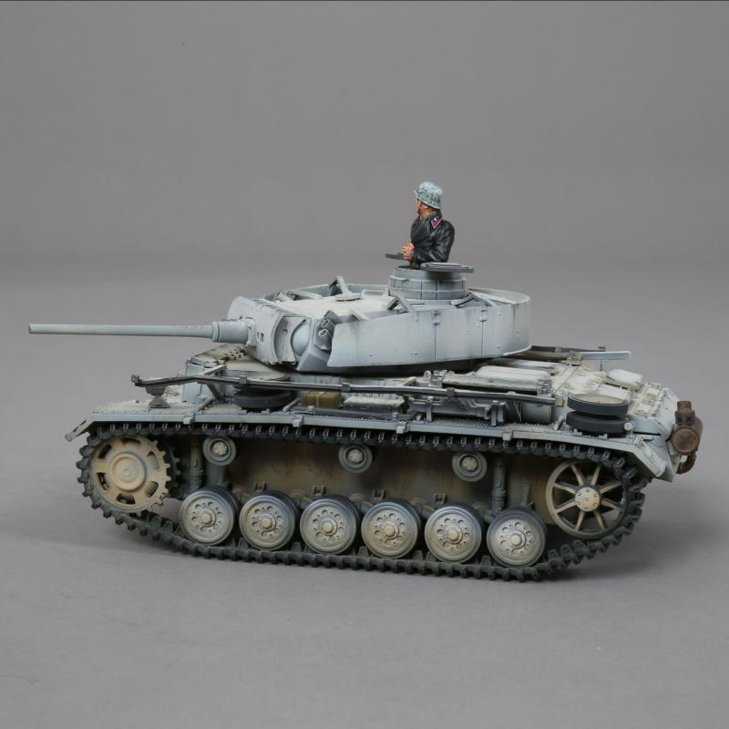 Winter Panzer III 'M' with Commander, decals, and removable side skirts--RETIRED--LAST THREE!! #3