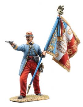 Image of Algerian Tirailleur Regiment Standard Bearer--Single Figure